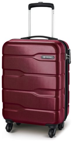 Carlton - Cayenne Small 4 Wheel Spinner Case - Cherry Red